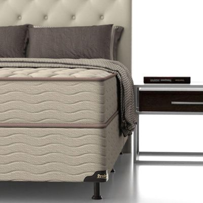 Colchão Casal Espuma D33 Prohotel Probel 17cm Bege/bege (138x188x17cm)