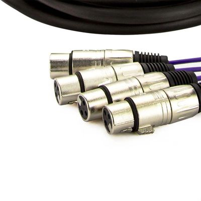 Multicabos Com Conectores Xlr 4 Vias Santo ângelo 17 Metros