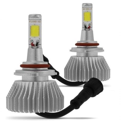 Kit De Farol Para Carro Super Led H8 Branca 6000K Headlight