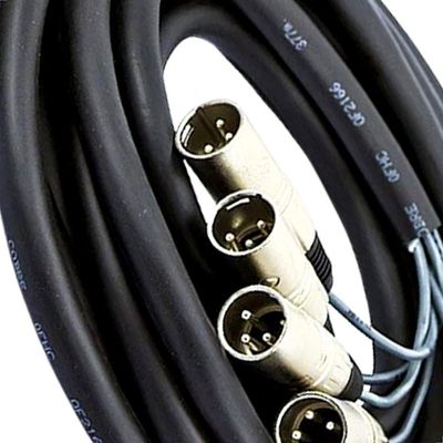 Multicabos Com Conectores Xlr 6 Vias - Cirilo Cabos, 70mts