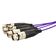 Multicabos Com Conectores Xlr 4 Vias - Amphenol 50 Metros