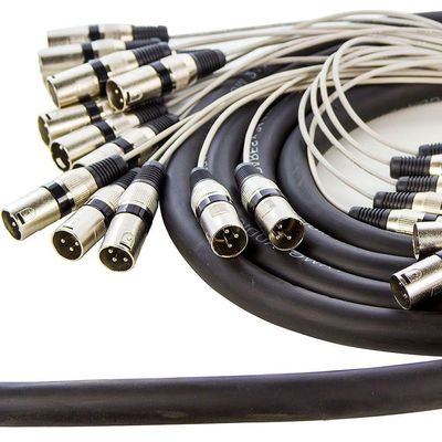Multicabos Conectores Xlr 24 Vias Cirilo Cabos - 1 Metro