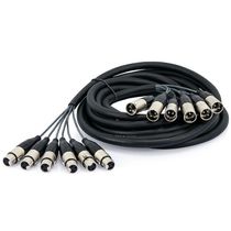 17414925546172 Multicabos Xlr 8 Vias Amphenol - 40 Mt