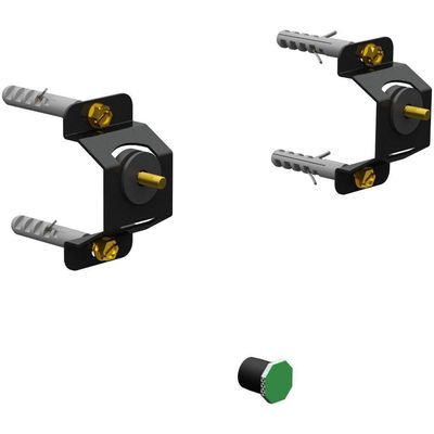 Suporte Universal Fixo Tv 10"a65" Todos Vesa Roldana - Preto