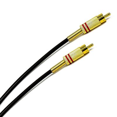 Cabo Rca X Rca Metal - 2 Metros