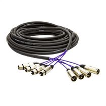 Multicabos Com Conectores Xlr 4 Vias Santo ângelo 14 Metros