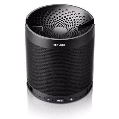 Caixa De Som Bluetooth Receptor Caixinha Wireless Mp3 Usb C/base Celular Preta