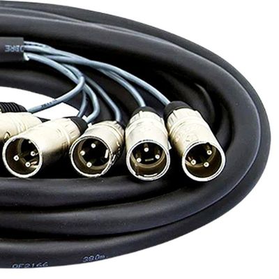Multicabos Com Conectores Xlr 6 Vias - Cirilo Cabos, 18mts