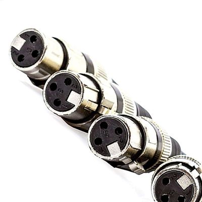 Multicabos Com Conectores Xlr 6 Vias - Cirilo Cabos, 18mts