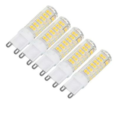 Lâmpada G9 7w Halopim Lustre Arandelas Branco Quente Kit 10 Unidades
