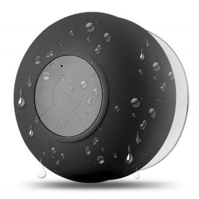 Mini Caixa De Som Portátil Bluetooth Para Banheiro Ventosa Rosa
