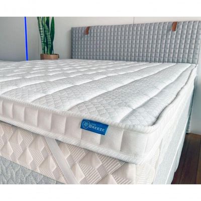 Pillow Top Breeze De Látex 11cm Opcionais Sem Opcionais Medida Solteiro 88x188cm