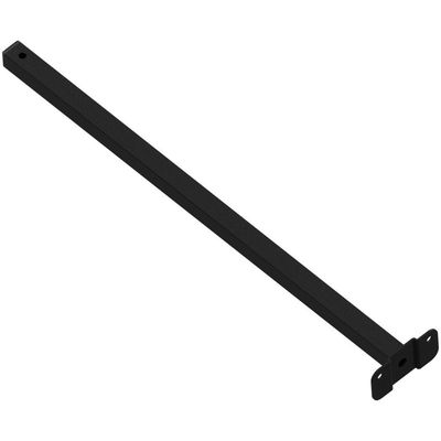 Suporte Refletor Base Reta Braço 50 Cm Preto