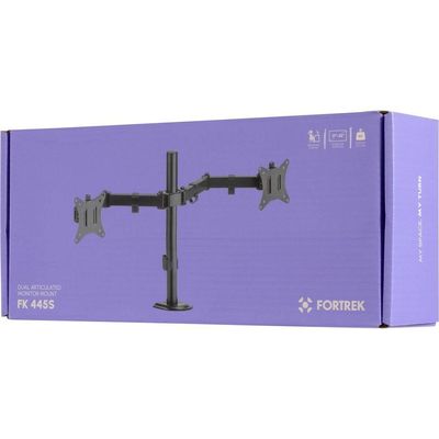 Suporte Articulado Para Dois Monitores Fortrek Fk445s 17"-32"