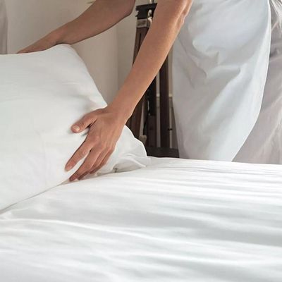 Kit 10 Lençol Clinica Hospital Hotel Algodão Percal Branco