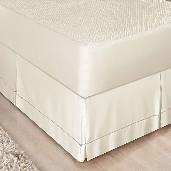Saia Box Queen Ponto Palito Micropercal - Palha
