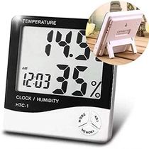 Relógio Termo Higrômetro Temperatura E Umidade Pd003 Tomate