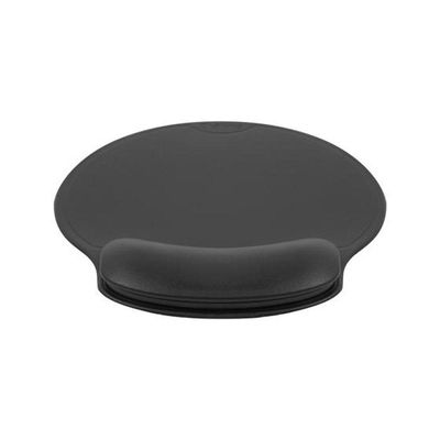 Mouse Pad Com Apoio Para Pulso Em Gel E Base Emborrachada De Silicone Preto