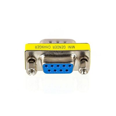 Emenda Adaptadora Db9 Macho Para Db9 Fêmea