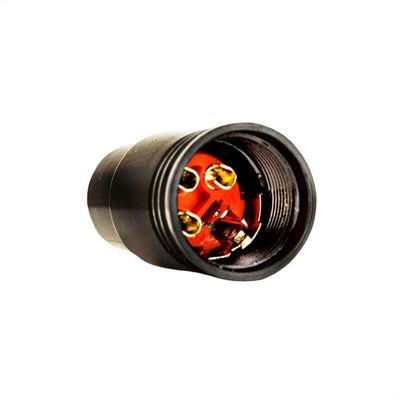 Conector Xlr Macho Profissional Laranja