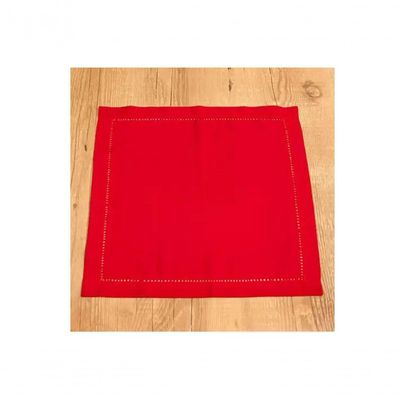Guardanapo á Jour Vermelho