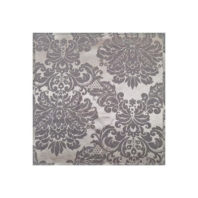 Kit 6 Guardanapos 40x40cm Jacquard Adamascado - Magic Enxovais Marrom