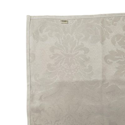 Kit 6 Guardanapos 40x40cm Jacquard Adamascado - Magic Enxovais Perola
