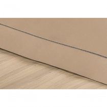 Saia Para Cama Box Solteiro Juliana - Cáqui
