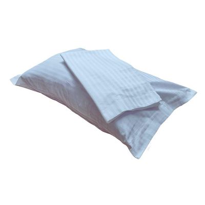 Par De Fronhas 2 Abas Stripe 300 Fios 100% Algodão Padrão Hotel - Magic Enxovais Solteiro