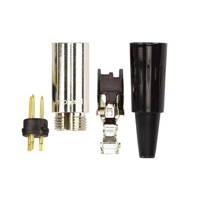 Conector Mini Plug Xlr Macho - Amphenol