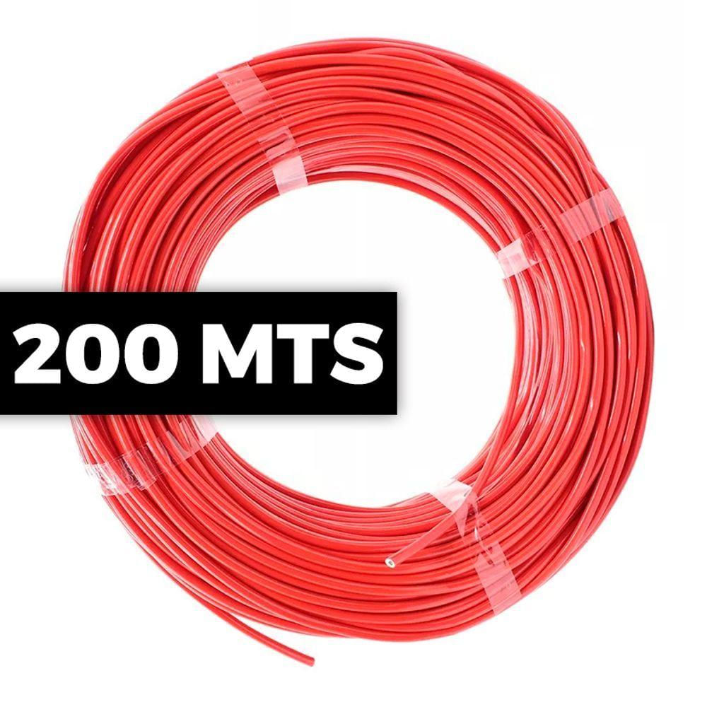 Cabo De Rede Cat 6 Mpt Interno 200 Metros U/utp 4p X 23awg | Vermelho