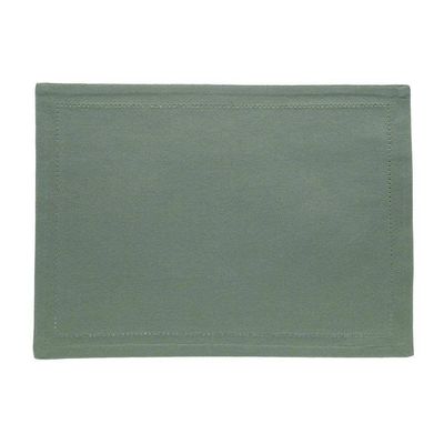 Jogo Americano Ponto Ajour Algodão Verde Escuro 45x33cm