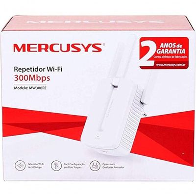 Repetidor De Sinal Mercusys Mw300Re 300Mbps
