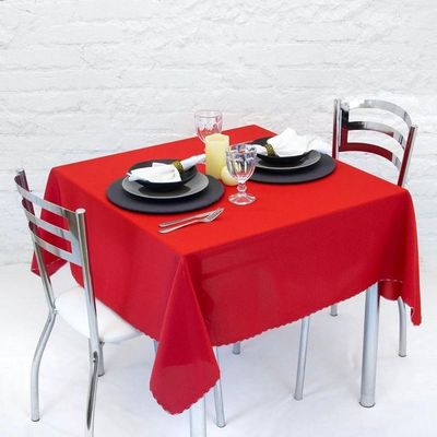 Kit 10 Toalhas De Mesa 4 Lugares 1,40x1,40 Oxford Verde
