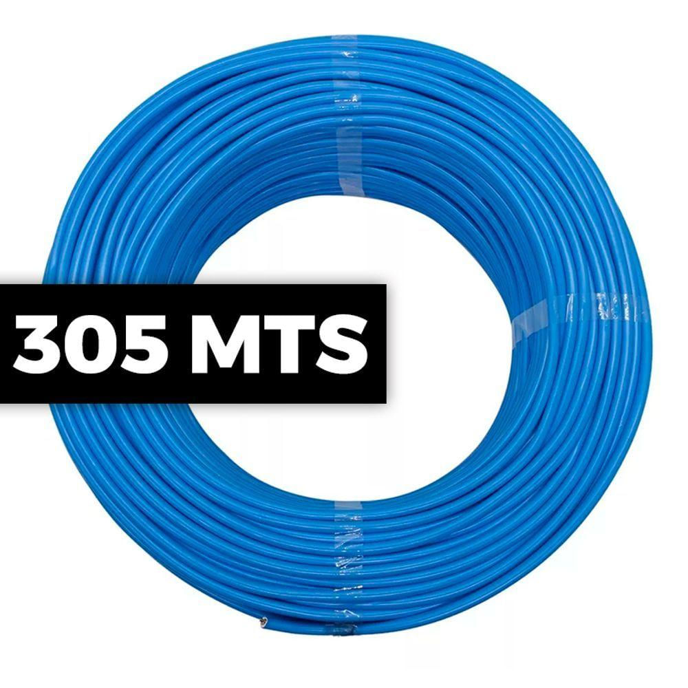 Cabo De Rede Cat 5e Mpt Interno 305 Metros U/utp 4p X 24awg | Azul