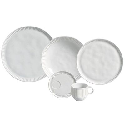 Aparelho De Jantar 30 Peças Linhas New White Porto Brasil