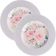 Jogo Pratos Sobremesa Lanche 8peças 8 Pessoas Ornatta 21cm