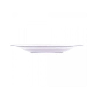 Prato Raso De Melamina Basic Branco 25cm Lyor