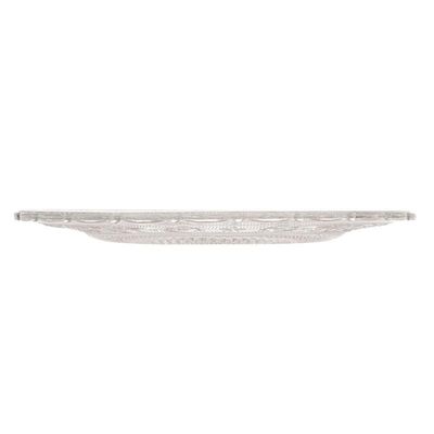 Jogo 6 Pratos Rasos De Jantar De Vidro Angel 25,5cm Lyor