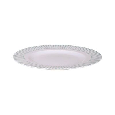 Prato Raso Tramontina Monocroma Porcelana Decorada 28cm Tramontina