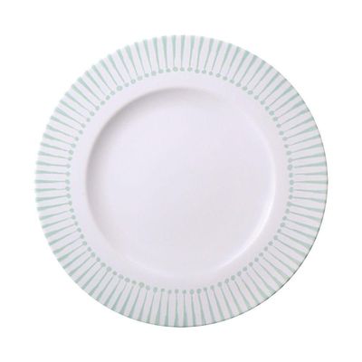 Prato Raso Tramontina Monocroma Porcelana Decorada 28cm Tramontina
