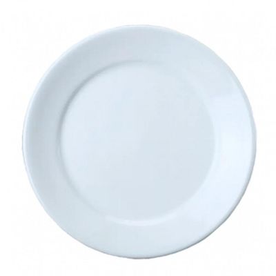 Conjunto 20 Pratos Rasos Porcelana 24,5cm Bar Hotel Germer