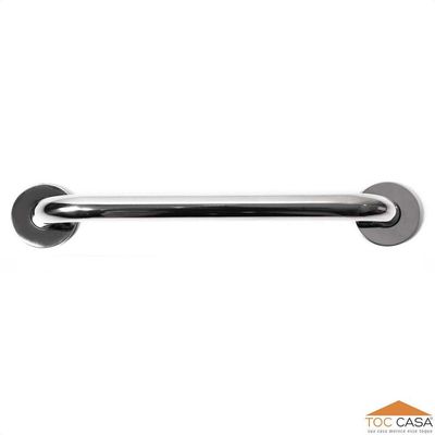 Barra De Apoio Tubular Em Inox Polido Diâmetro 1.1/4 De 40cm