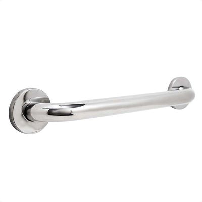 Barra De Apoio Tubular Em Inox Polido Diâmetro 1.1/4 De 40cm