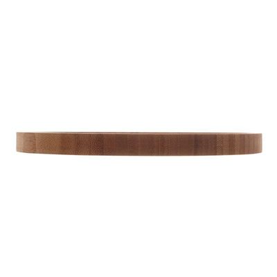 Bandeja De Bambu Redonda 20x20x1,5cm