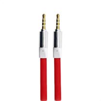 Cabo De áudio Estéreo Flat P2 Para P2 Com 10 Metros Vermelho