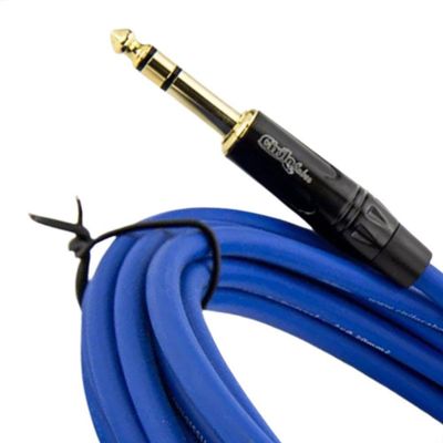 Cabo P10 Para P10 Estereo Profissional - Azul 45 Metros