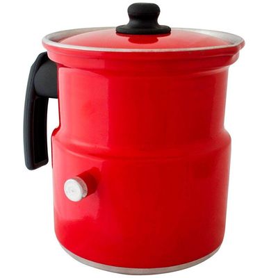 Kit Chaleira E Leiteira Gulê Alumínio 2 Peças Vermelho