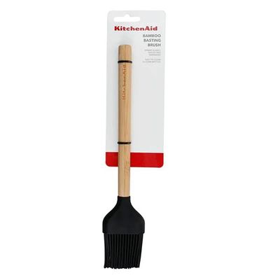 Pincel De Alinhavo Bambu Ecológico Preto Cozinha Kitchenaid