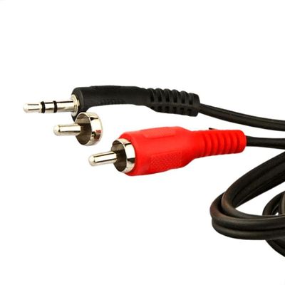 Cabo P2 Estereo Para 2 Rca - 1,5 Metro